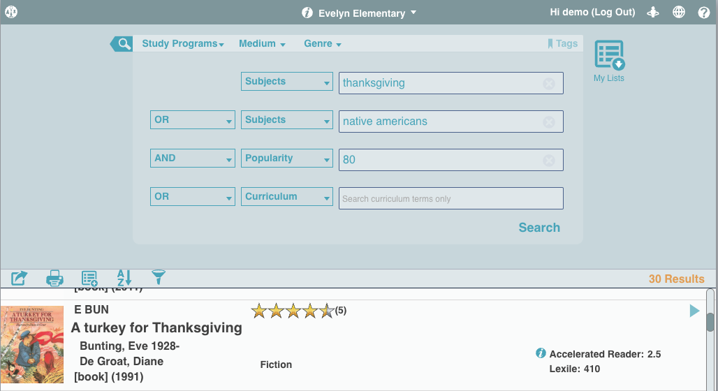Making search strings using advanced search – Alexandria™